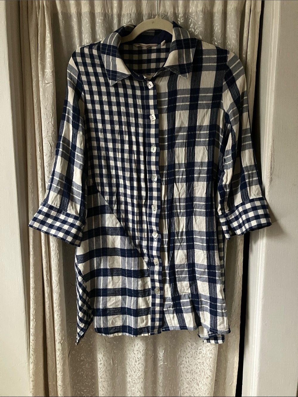 🌺 4 for $20.00 soft surroundings button down mini dress size small